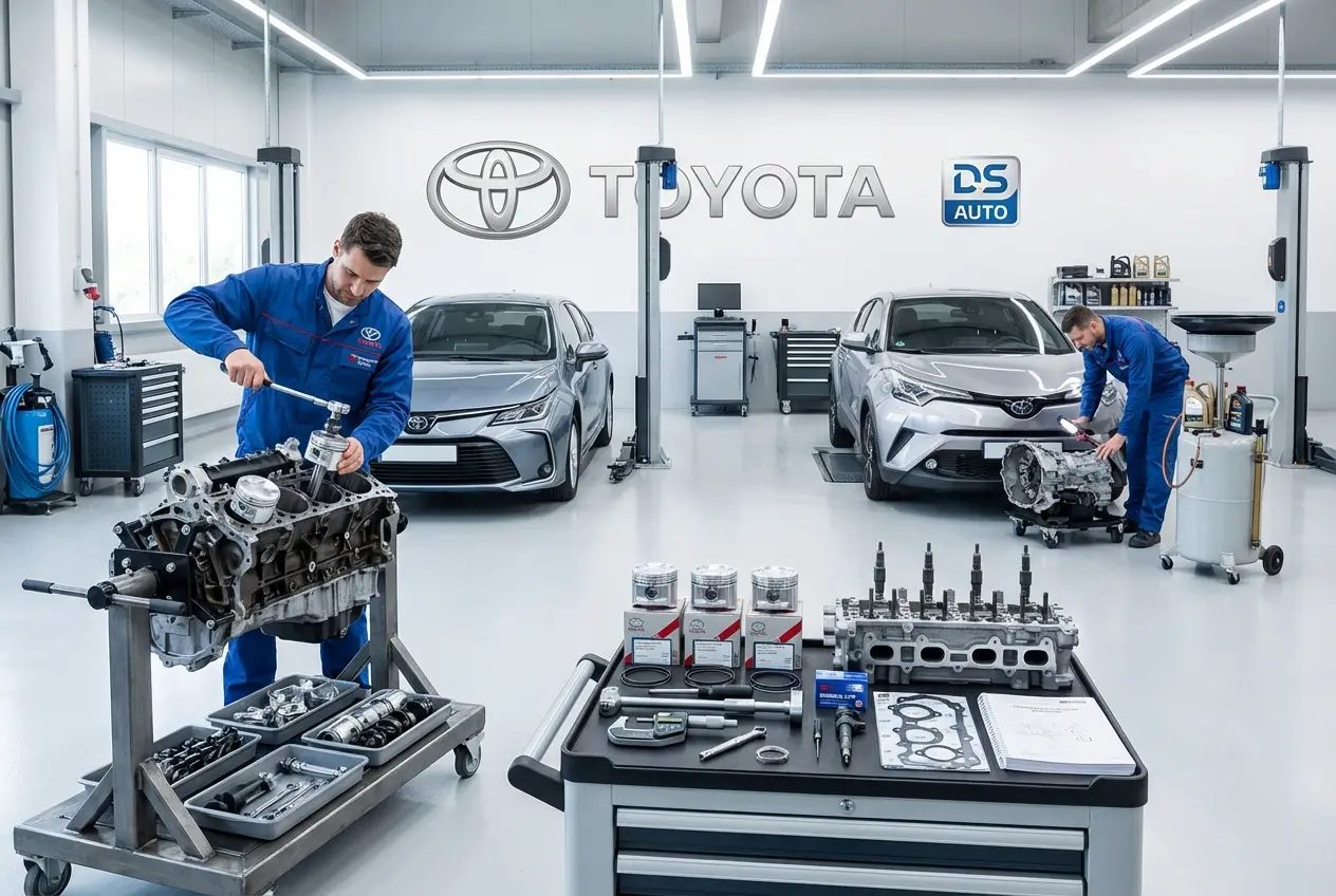 Диагностика и капитальный ремонт дизельного двигателя Toyota (Тойота) в Жуковском – автосервис DS Auto, проверка и обслуживание дизеля
