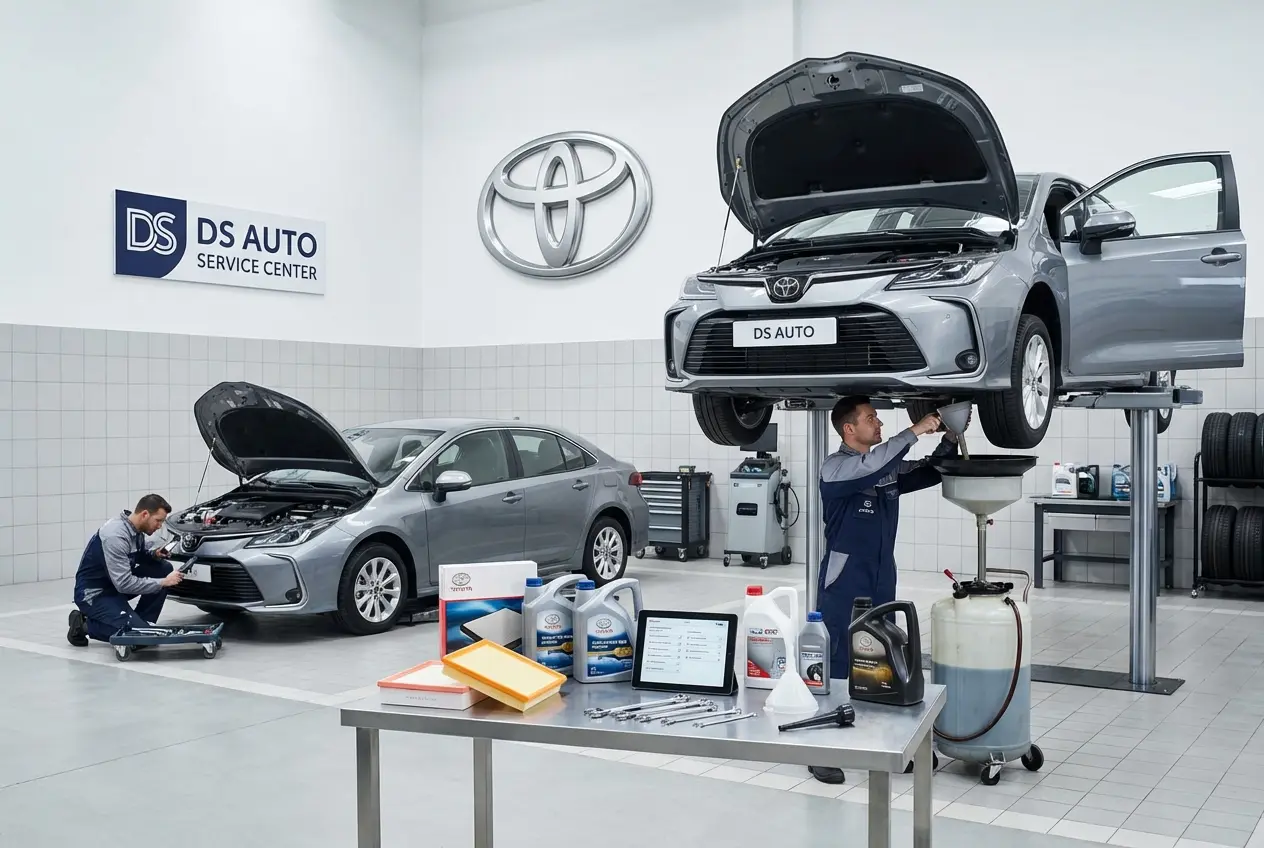 Обслуживание автомобилей Toyota на станции техобслуживания «DS Auto» в Жуковском
