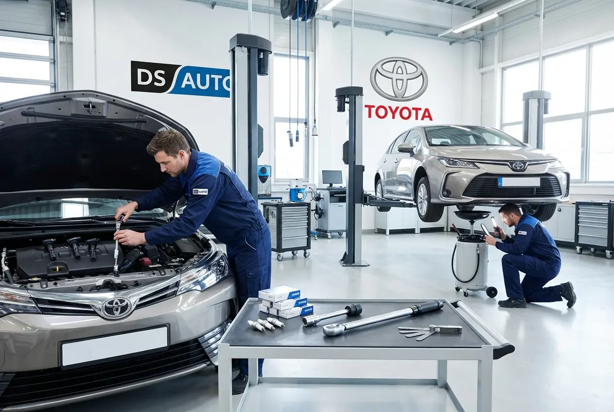 Замена свечей зажигания автомобиля Toyota в автосервисе DS AUTO в Жуковском
